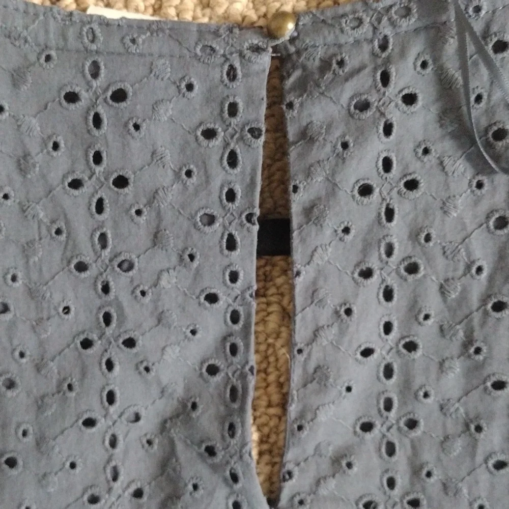 Knox Rose Women's Blue Eyelet Dress, Size XL, 100% Cotton. - Picture 13 of 16